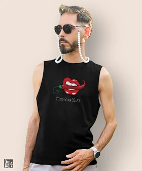 تاپ مردانه و زنانه (You are hot) طرح فلفل