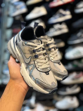 کتانی زنانه V2Kسفید سرمه ای