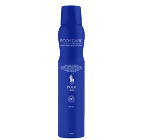اسپری بدن مردانه بادی کر مدل پولو آبی Body Care Blue Polo حجم 200 میل