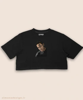 کراپ زنانه طرح تراویس اسکات کد 943