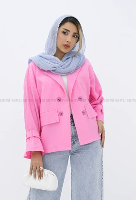کت اطلس آستین بندی