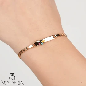 دستبند طرح پروانه ژوپینگ