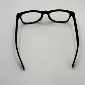 فریم عینک طبی مستطیلی مشکی انتی رفلکس و یووی 400 سبک