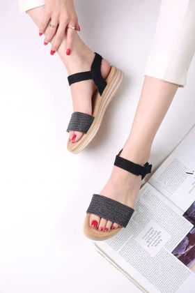 کفش صندل رکابدار زنانه نفیسه 9063