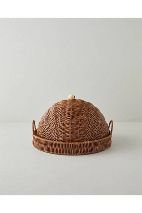 سینی پذیرایی English Home مدل Boho پلاستیکی - قهوه‌ای