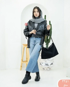 کت کراپ چرم 3351