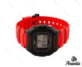 ساعت کاسیو دیجیتالی W-218H-4BV بند قرمز m-1943
