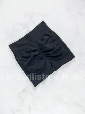 شورتک ورزشی سیملس پشت چروک برفکی