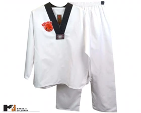 لباس تکواندو مردانه پارچه تترون کد 2003693