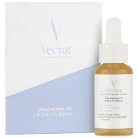 سرم نیاسینامید 5% و زینک 1% وکتور - ضدجوش 30 میل