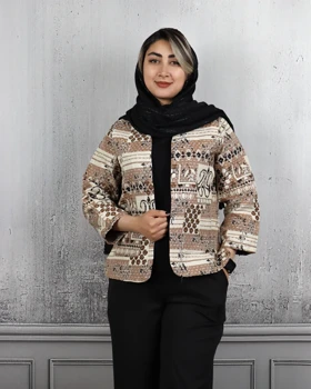 کت گلیمی بغل چاک‌دار زنانه 0827