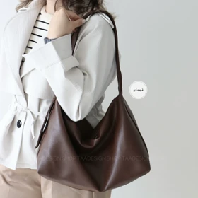 کیف زنانه بزرگ مدل 7123571 (قهوه ای)