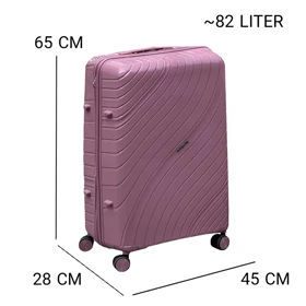 چمدان سایز متوسط وارداتی مندوزا مدل MENDOZA - MDZ836 MEDIUM