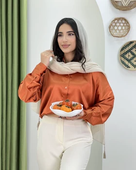 شومیز ساتن آتوسا(73)کد:4654