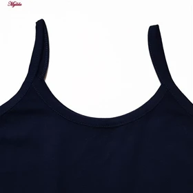 تاپ راحتی زنانه مدل پنبه‌ای رنگ سرمه ای برهان تن پوش کد 1021