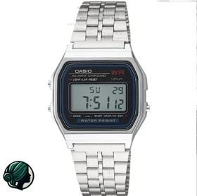 ساعت مچی دیجیتال کاسیو مدل A168WGG-1B با بند استیل