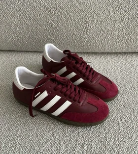 کفش کتانی دخترانه سامبا زرشکی