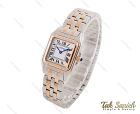 ساعت مچی کارتیر پنتر زنانه دورنگ رزگلد مدیوم Cartier-3190-L