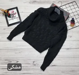 بلوز بافت زنانه یقه شل مدل مارپیچی