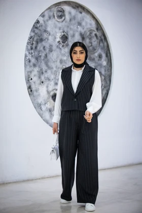 جلیقه و شلوار دیپلمات نیلماه