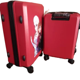 چمدان کودک السا و آنا سایز 20 رنگ قرمز