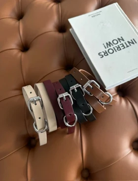 کمربند زنانه ترک وارداتی- سگک نقره ای- در چهار رنگ