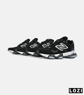 کفش کتانی مردانه و زنانه مشکی سفید NEW BALANCE 9060