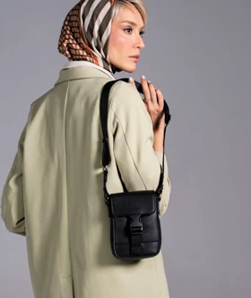 کیف دوشی زنانه اسپرت بدون دسته دیوید جونز DAVIDJONES