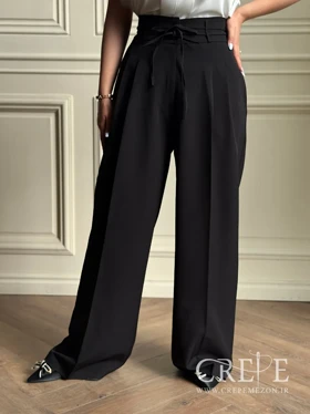 شلوار واید کمرکش قد 117