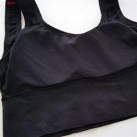 ست شورت و نیم‌تنه زنانه رنگ مشکی مدل بدون فنر پددار کد Myi-4620-1