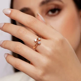 انگشتر نگین‌دار سایز 6