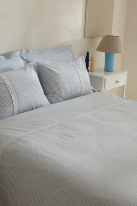 سرویس روتختی دو نفره Karaca Home مدل Luisa پنبه - آبی