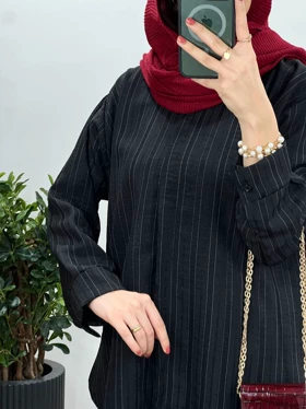 تونیک مانتویی دکمه مخفی جوانه