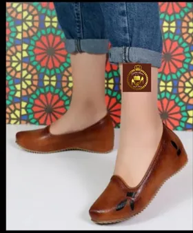 کفش لژدار و لژ مخفی زنانه طبی نسترن برگی