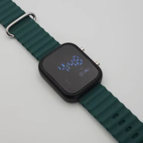 ساعت مچی زنانه ال ای دی Walar LED با بند سیلیکونی پاستیلی کد 2 (سبز)