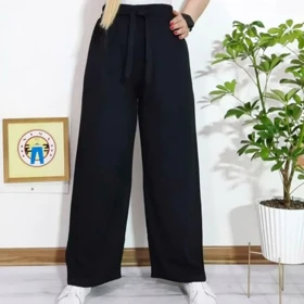 شلوار بگ تنسل پارچه‌ای