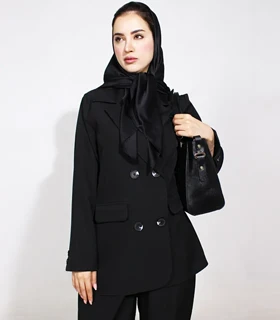 کت شلوار چهار دگمه زنانه کد 1102