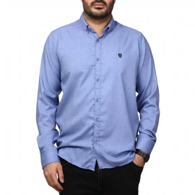 پیراهن آستین بلند ساده مردانه مدل 61029155