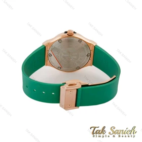 ساعت هابلوت زنانه فول نگین سبز قاب رزگلد Hublot-5136-L