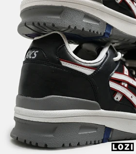 کفش کتانی مردانه مشکی سفید قرمز ASICS TIGER RUNNER II