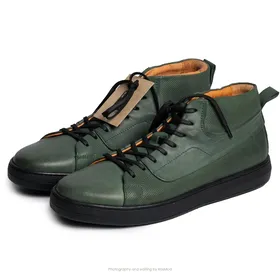 کتانی نیم‌ساق دژفول گازولین سبز - GAAZOLIN Dejfull-Mid Green/Black W