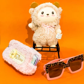 پک دوتایی کیف و سرکلیدی آویزی بچگانه