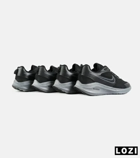 کفش کتانی مردانه و زنانه مشکی طوسی نایک NIKE PEGASUS V10 مدل 7143