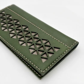 کیف پول زنانه چرم مدل آژین