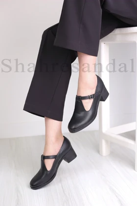 کفش پرسنلی پاشنه‌دار زنانه مارال کد 1338