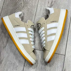 کفش و کتانی مردانه مدل ADIDAS_CAMPUS آدیداس کامپوس رنگ کرم سفید