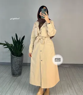بارانی بلند نادیا