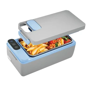 ظرف غذا گرمکن پرتابل پاورولوژی مدل Lumo-PLBF818GYBL ظرفیت 1 لیتر به همراه کیف