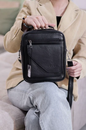 کیف مردانه کد 16360 (مشکی)