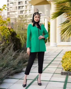کت یقه دلبری شش دکمه کد 665